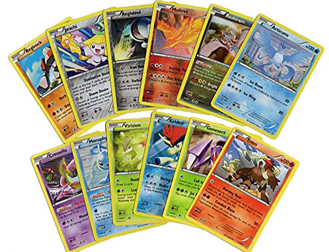 Legendary & Mythical Pokemon 12 Cards Lot - Includ