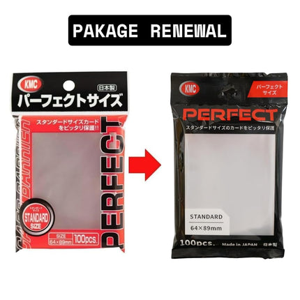 KMC 100 Pochettes Card Barrier Perfect Size Soft Sleeves 2 Pack Value Set !
