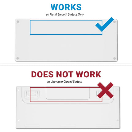 Support d'ordinateur, de clavier et d'ordinateur portable ESC, angles et inclinaison ergonomiques variables, deux tailles de supports incluses, compatible avec la plupart des claviers, patins micro-adhérents repositionnables