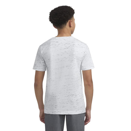 T-shirt Hurley pour garçon, doux et basique, Cloud Slub, noir/blanc, petite taille