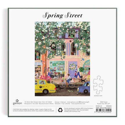 Galison 9780735372405 Jigsaw Puzzle, Greens, Pink, White and Possibly Blue