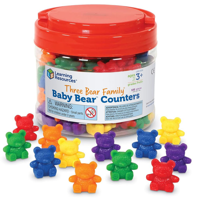 COUNTERS BABY BEAR 6 COLORS 102-PK
