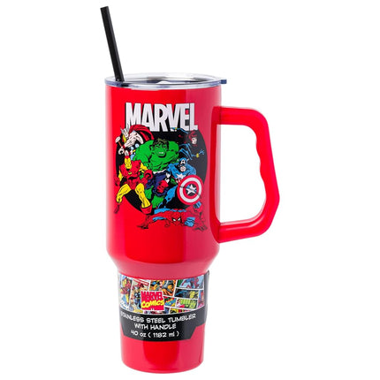 Silver Buffalo Marvel Avengers Stainless Steel Tum