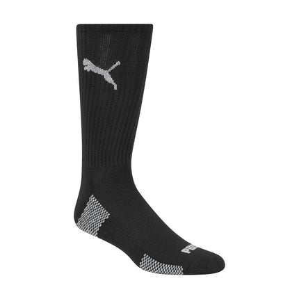 PUMA Men's 6 Pack Crew running socks, Black/Grey Combo, 44847 UK