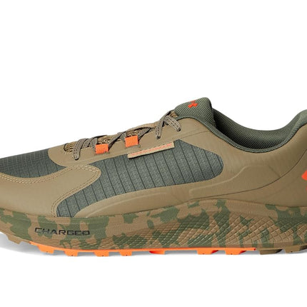 Under Armour Men's Charged Bandit Trail 3 Sneaker, (390) Marine Od Green/Bayou/Ares Red, 7