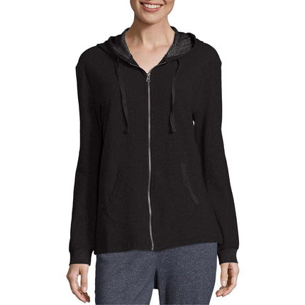 Hanes womensO46931French Terry Full-zip Hoodie Lon