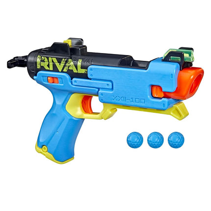 Nerf Rival Fate XXII-100 Blaster, Accurate System, Adjustable Sight, Breech Load, Includes 3 Rival Rounds