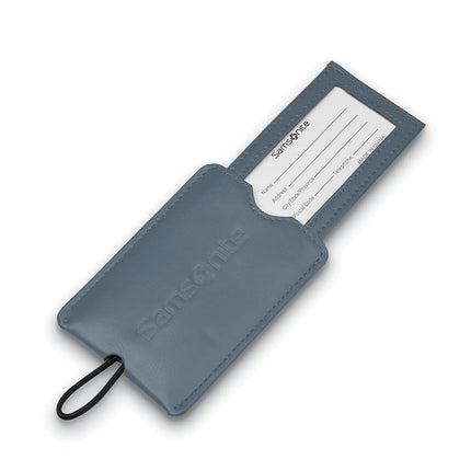 Samsonite 2-Pack Vinyl ID Tags, State Blue, Slate Blue, Samsonite Vinyl Id Tags