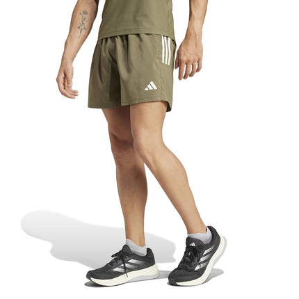 adidas Men's Own The Run Shorts, Olive Strata, XXL / 9L