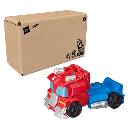 TRANSFORMERS Playskool Heroes Rescue Bots Academy Classic Heroes Team Optimus Prime, figurine convertible de 11,5 cm, jouet pour enfants à partir de 3 ans