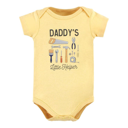 Hudson Baby Unisex Baby Cotton Bodysuits, Little Explorer, 12-18 Months