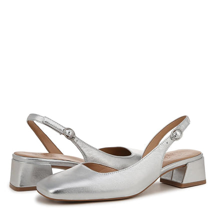 Naturalizer Women's Jayla Pump, Silver Metallic, 6 UK