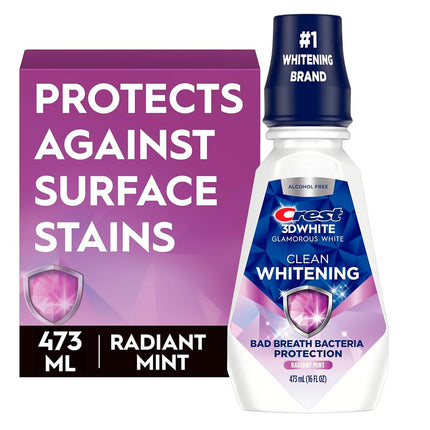 Crest 3D Whitening Rinse, 16 Ounce