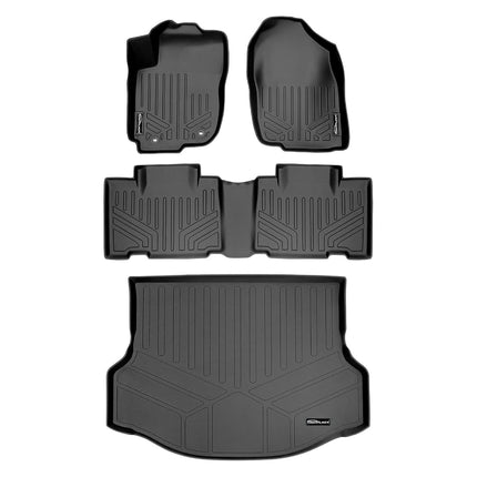 SMARTLINER Custom Fit Floor Mats and Cargo Liner Set for 2013-2018 Toyota RAV4