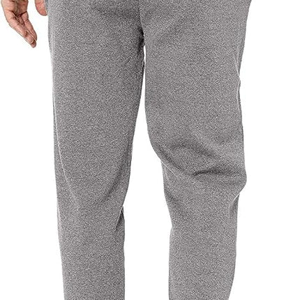 Jockey Men's Active Basic Fleece Jogger Sweatpants, Charcoal Heather, Medium