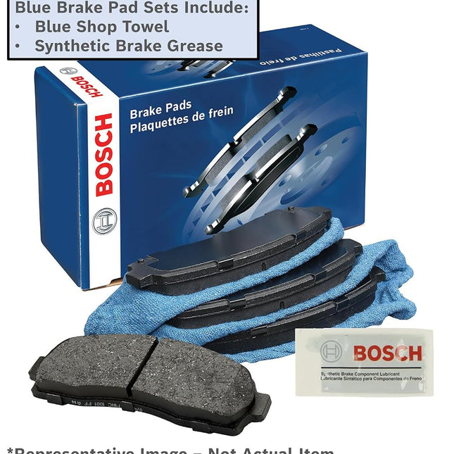 Bosch BE1611H Blue Disc Car Brake Pad Set with Hardware