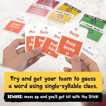 Exploding Kittens Poetry for Neanderthals, 2-6 Players, Ages 7+ Word Game