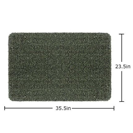 FELPUDO ATRAPAPOLVO DE CÉSPED SINTÉTICO CLEAN MACHINE 10376912, 23.5" x 35.5", Flair Evergreen