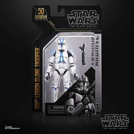 Star Wars The Black Series Archive Collection 501st Legion Clone Trooper The Clone Wars Lucasfilm 50th Anniversary Action Figure