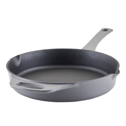 Rachael Ray Nitro Cast Iron Frying Pan/Skillet wit