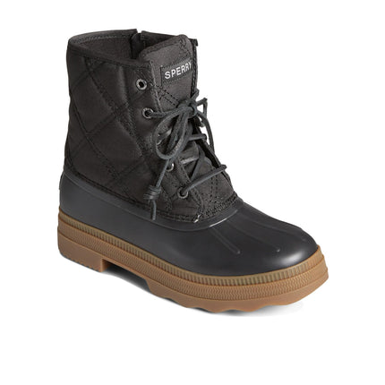 Sperry Women's Saltwater 2.0 Rain Boot, Black Nylo