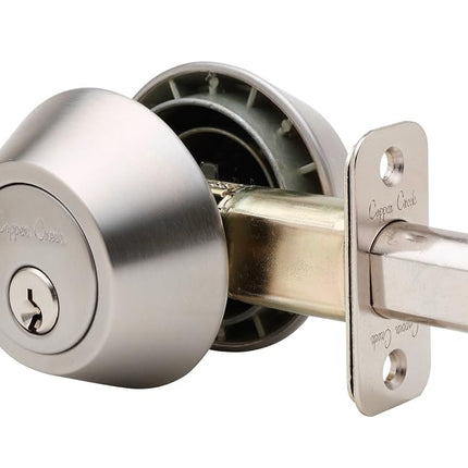 Copper Creek DB2420SS Double Cylinder Deadbolt, Sa