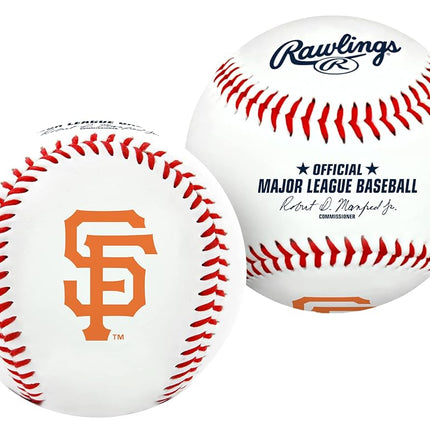 Jarden Sports Licensing MLB San Francisco Giants Team Logo Baseball, Official, White