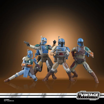 Star Wars The Vintage Collection Mandalorian Shriek-Hawk, The Mandalorian 3.75 Inch Collectible 4-Pack (Amazon Exclusive)