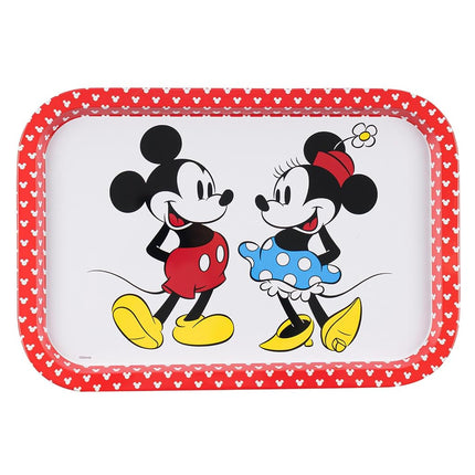 Disney Mickey Mouse Serving Trays - Minnie Mouse Serving Tray Bundle Includes 2 Mickey and Minnie Mouse Themed Food Trays | Mickey Mouse Food Platter