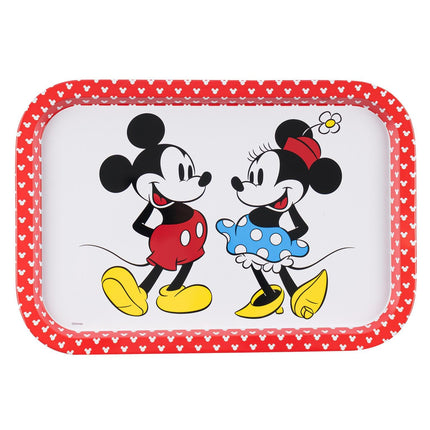 Disney Mickey Mouse Serving Trays - Minnie Mouse Serving Tray Bundle Includes 2 Mickey and Minnie Mouse Themed Food Trays | Mickey Mouse Food Platter