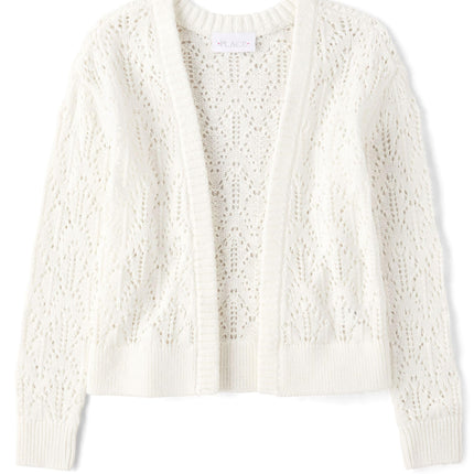 The Children's Place Girls' Long Sleeve Open Front