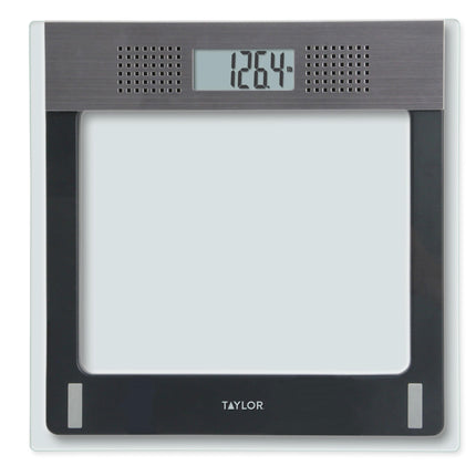 Taylor Electronic Glass Talking Bathroom Scale, 44