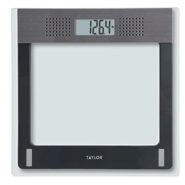 Taylor Electronic Glass Talking Bathroom Scale, 44