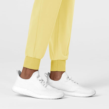 WonderWink Women's Jogger Utility Scrub Pant, Sunshine Yellow, X-Small