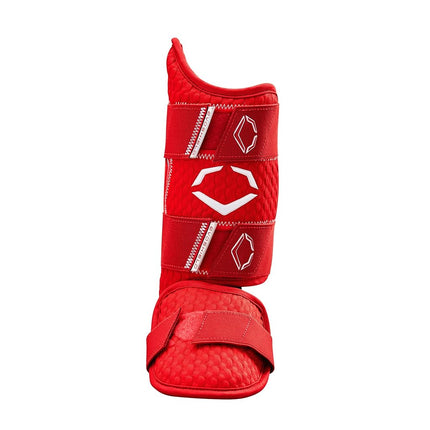 EvoShield Pro-SRZ 2.0 Batter's Leg Guard - Scarlet, Left Hand Hitter