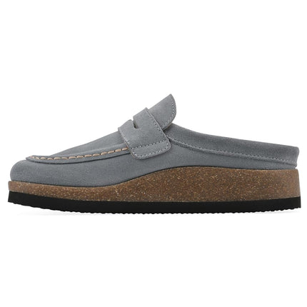 WHITE MOUNTAIN Women's Brinlee Mule, Blue Raspberry/Suede, 9 UK