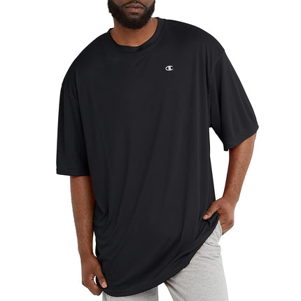 Champion Men's Classic Everyday Soft, Comfortable T-Shirt (Regular or Big & Tall), Black, XXXXXXL Big