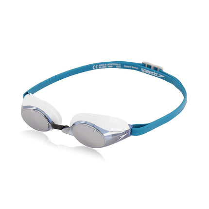 Speedo Unisex Adult Swim Goggles Speed Socket 2.0 - White/Smoke/Smoke Polarized, One Size