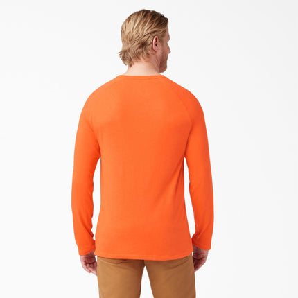 Dickies Men's Short Sleeve Performance Cooling Tee, Bright Orange, 4X-Large Big Tall