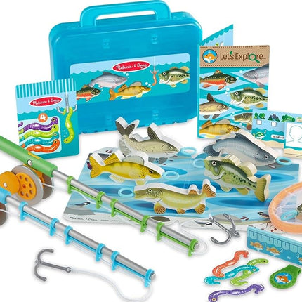 Melissa & Doug Let’s Explore Fishing Play Set, 21 