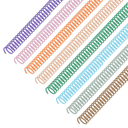 120 Pack Plastic Spiral Binding Coils Binder Bindi