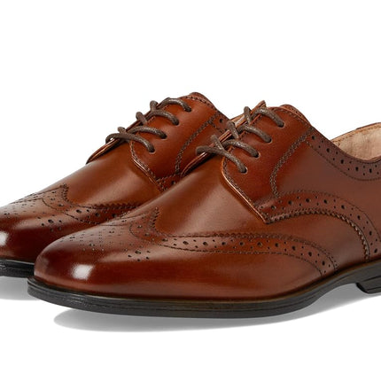 Florsheim Reveal Wing Jr, Boys’ Oxfords, Brown (Cognac), 11.5 Child UK (31 EU)