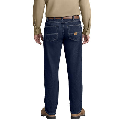 Red Kap Men's Relaxed Fit Jean, Prewashed Indigo, 48x30