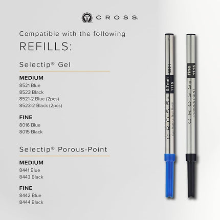 CROSS Century II Pearlescent White Lacquer Rollerball Pen with Rose-Gold Tone Appointments