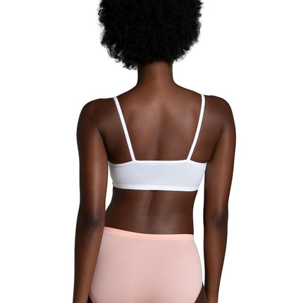 Fruit of the Loom Women's No Show Seamless Underwear, Amazing Stretch & No Panty Lines, Available in Plus Size Briefs, Assorted, L (Pack of 6)