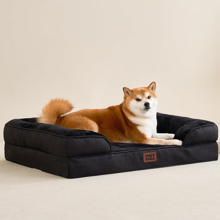 EHEYCIGA Orthopedic Dog Beds Large Sized Dog, Waterproof Washable Pet Bed