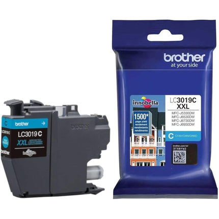 Cartouche d'encre cyan à très haut rendement Brother LC3019C