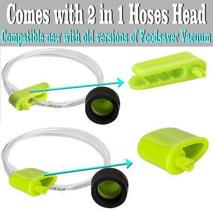 Generic Vacuum Bottle Stoppers Hose with Accessories Compatible with FoodSaver Package Includes 6 Wine Corks + 1 Set Hose Accessories