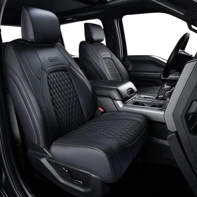 Coverado Leather Car Seat Covers Full Set, RAM 150