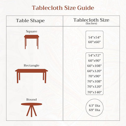 Maison d' Hermine Table Cloth Square Table Reusable 100% Cotton 54"x54"